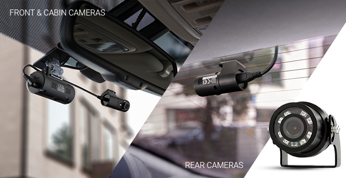 f100 front and cabin dash cameras