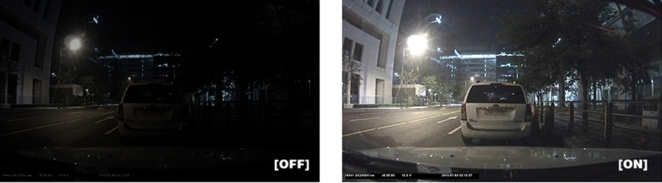 f800 pro day and night car camera view