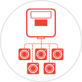 2 channel dash camera recording icon